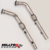 Milltek Catless Downpipes for Audi B7 RS4 Saloon Avant and Cabriolet